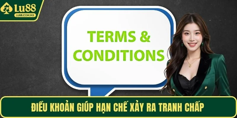 Điều khoản giúp hạn chế xảy ra tranh chấp 